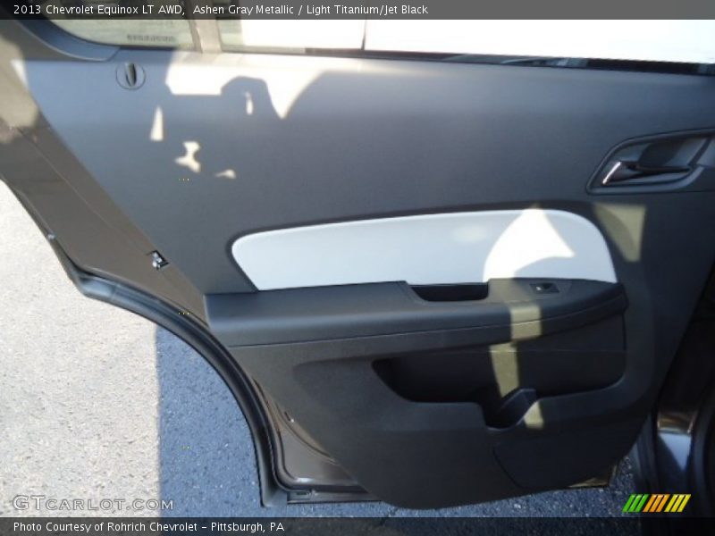 Ashen Gray Metallic / Light Titanium/Jet Black 2013 Chevrolet Equinox LT AWD