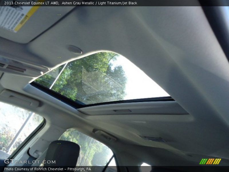 Ashen Gray Metallic / Light Titanium/Jet Black 2013 Chevrolet Equinox LT AWD
