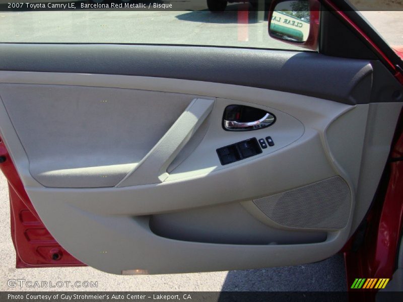 Barcelona Red Metallic / Bisque 2007 Toyota Camry LE