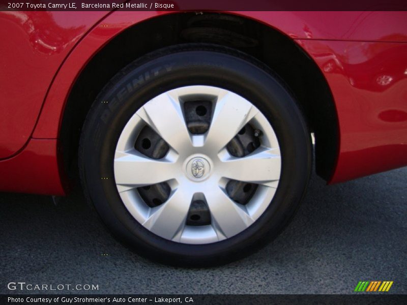 Barcelona Red Metallic / Bisque 2007 Toyota Camry LE