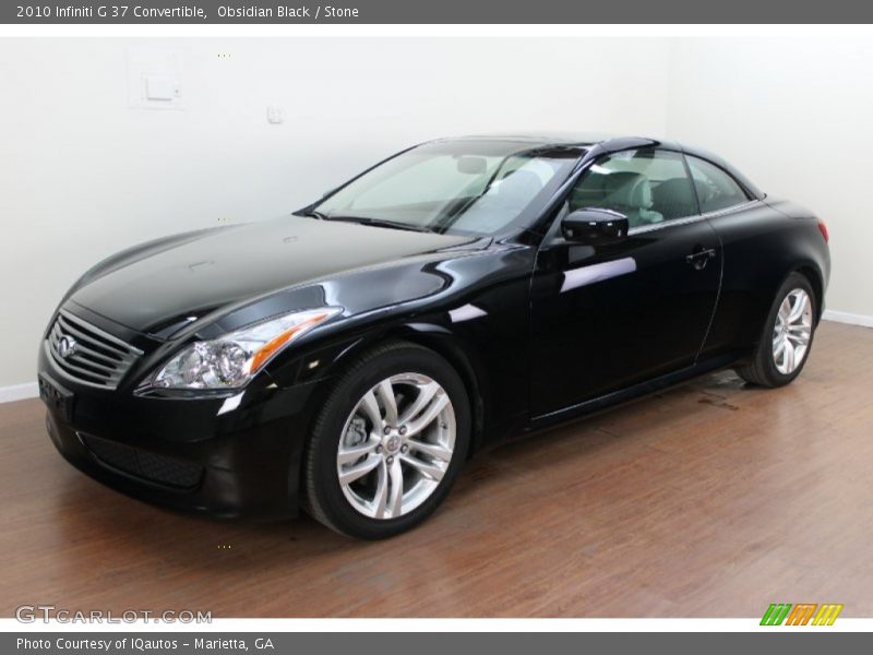 Front 3/4 View of 2010 G 37 Convertible