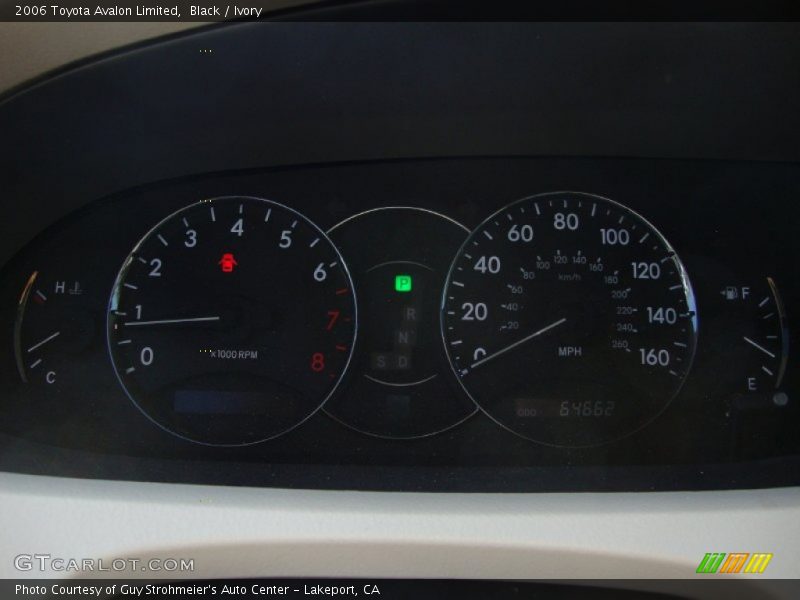 Black / Ivory 2006 Toyota Avalon Limited