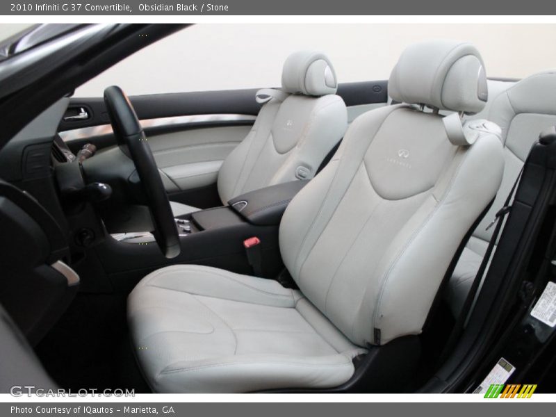 Front Seat of 2010 G 37 Convertible