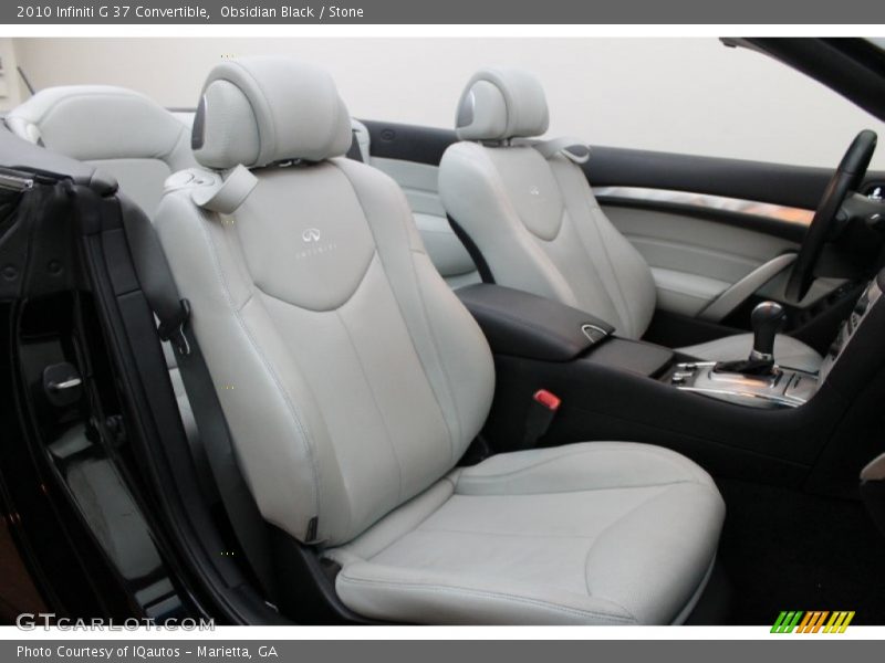 Front Seat of 2010 G 37 Convertible