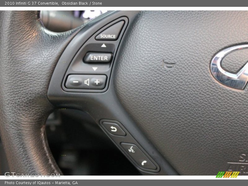 Controls of 2010 G 37 Convertible