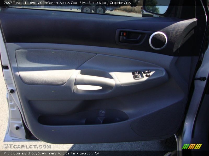 Silver Streak Mica / Graphite Gray 2007 Toyota Tacoma V6 PreRunner Access Cab