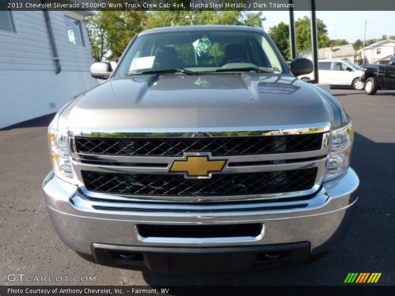 Mocha Steel Metallic / Dark Titanium 2013 Chevrolet Silverado 2500HD Work Truck Crew Cab 4x4