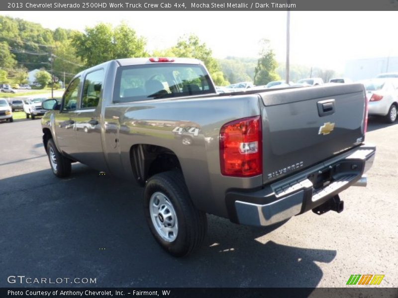 Mocha Steel Metallic / Dark Titanium 2013 Chevrolet Silverado 2500HD Work Truck Crew Cab 4x4