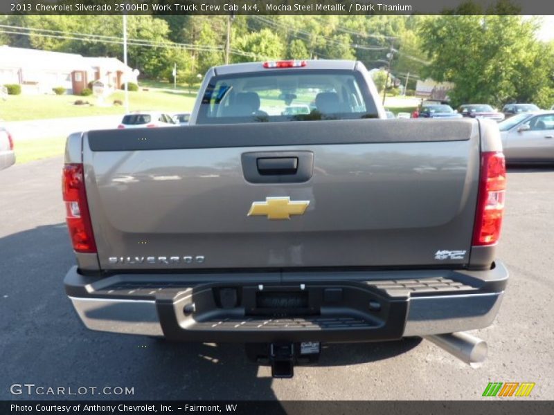 Mocha Steel Metallic / Dark Titanium 2013 Chevrolet Silverado 2500HD Work Truck Crew Cab 4x4
