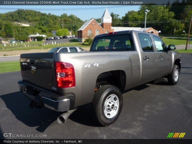  2013 Silverado 2500HD Work Truck Crew Cab 4x4 Mocha Steel Metallic
