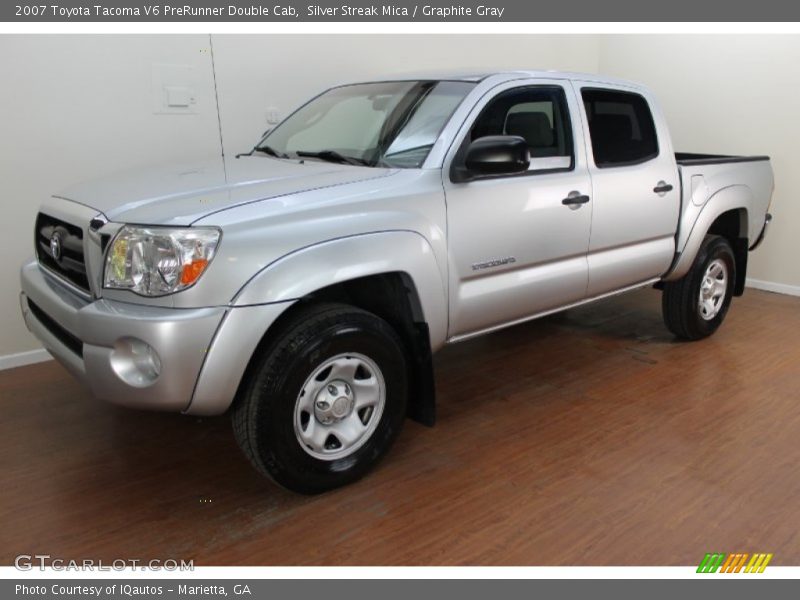 Silver Streak Mica / Graphite Gray 2007 Toyota Tacoma V6 PreRunner Double Cab
