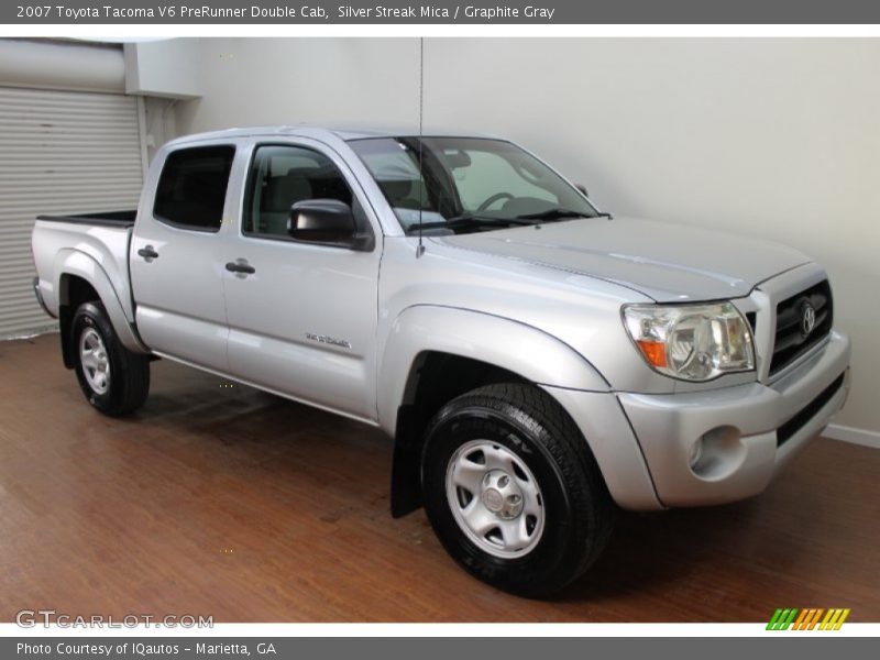 Silver Streak Mica / Graphite Gray 2007 Toyota Tacoma V6 PreRunner Double Cab
