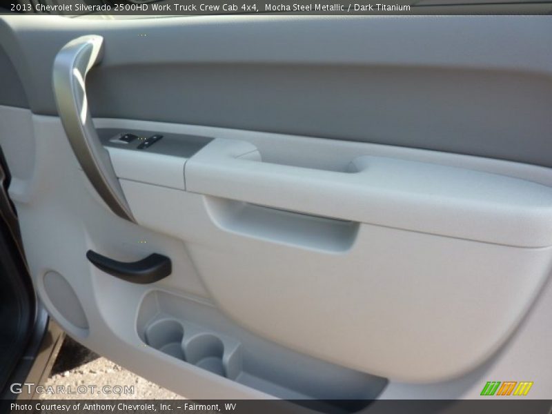 Mocha Steel Metallic / Dark Titanium 2013 Chevrolet Silverado 2500HD Work Truck Crew Cab 4x4