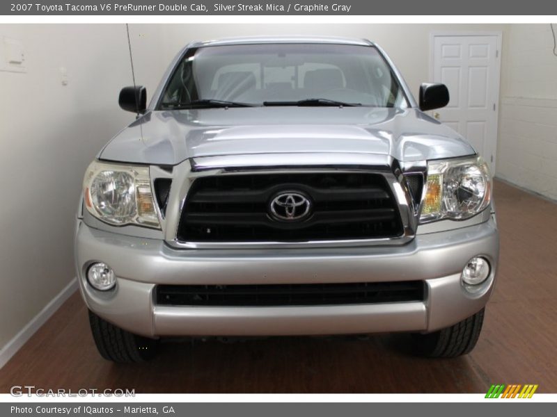 Silver Streak Mica / Graphite Gray 2007 Toyota Tacoma V6 PreRunner Double Cab