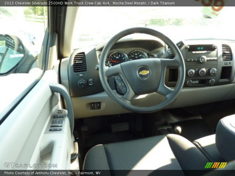 Mocha Steel Metallic / Dark Titanium 2013 Chevrolet Silverado 2500HD Work Truck Crew Cab 4x4