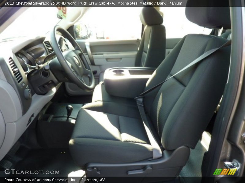 Mocha Steel Metallic / Dark Titanium 2013 Chevrolet Silverado 2500HD Work Truck Crew Cab 4x4