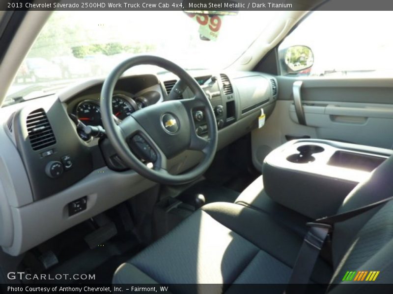 Mocha Steel Metallic / Dark Titanium 2013 Chevrolet Silverado 2500HD Work Truck Crew Cab 4x4