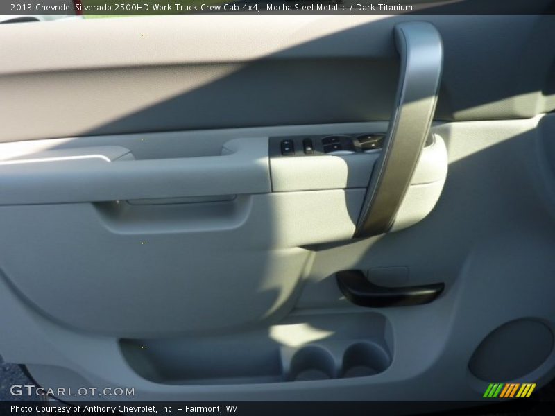 Mocha Steel Metallic / Dark Titanium 2013 Chevrolet Silverado 2500HD Work Truck Crew Cab 4x4