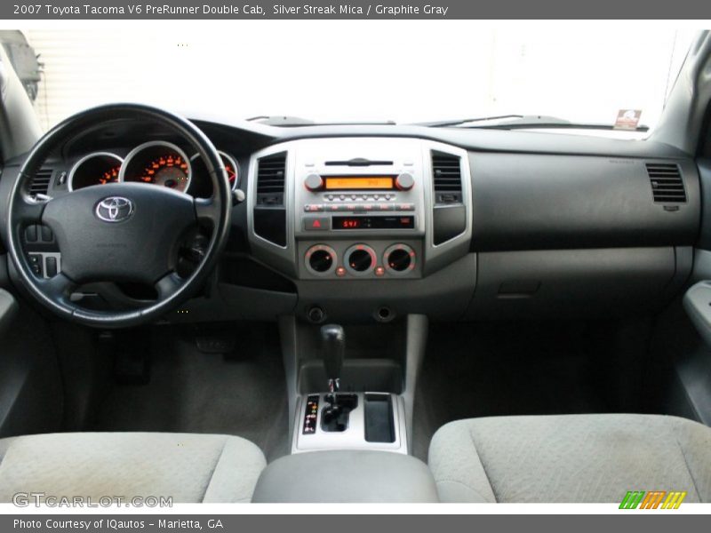 Silver Streak Mica / Graphite Gray 2007 Toyota Tacoma V6 PreRunner Double Cab