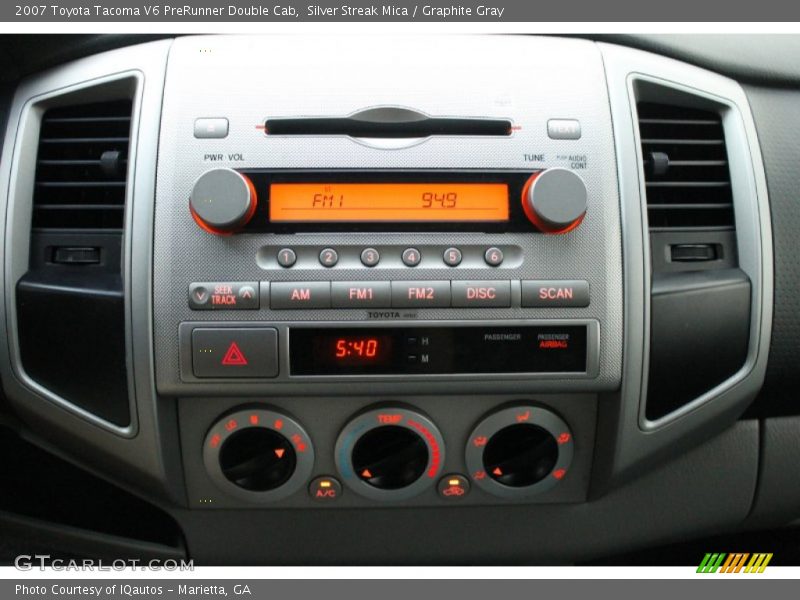Silver Streak Mica / Graphite Gray 2007 Toyota Tacoma V6 PreRunner Double Cab