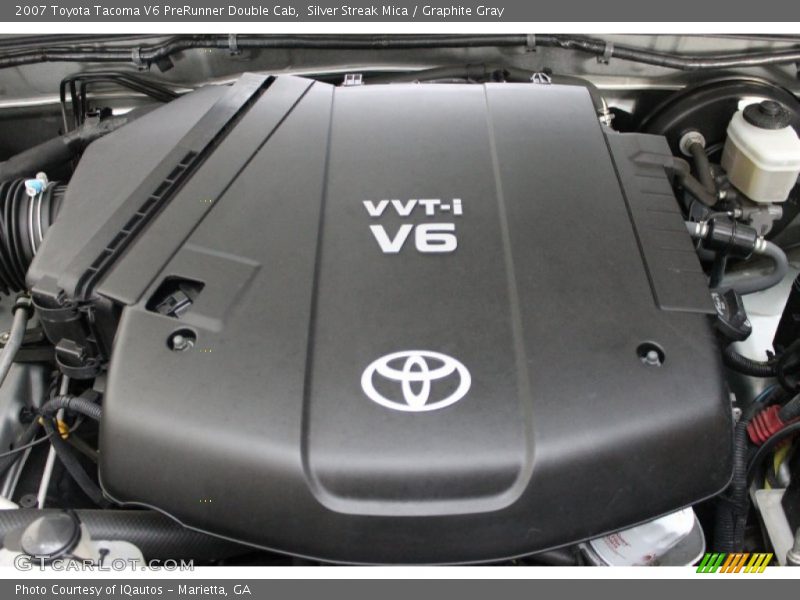 Silver Streak Mica / Graphite Gray 2007 Toyota Tacoma V6 PreRunner Double Cab