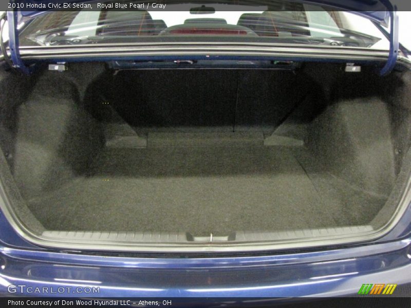 Royal Blue Pearl / Gray 2010 Honda Civic EX Sedan