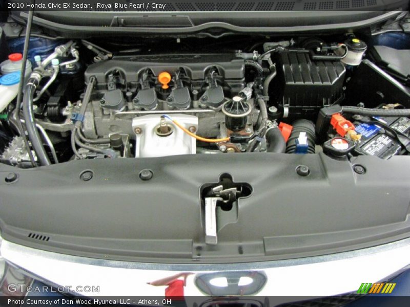 Royal Blue Pearl / Gray 2010 Honda Civic EX Sedan