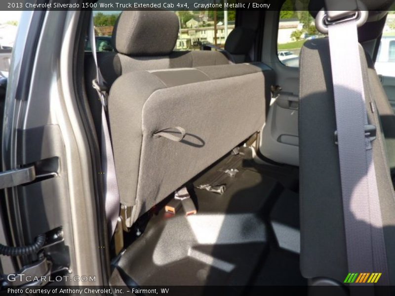 Graystone Metallic / Ebony 2013 Chevrolet Silverado 1500 Work Truck Extended Cab 4x4