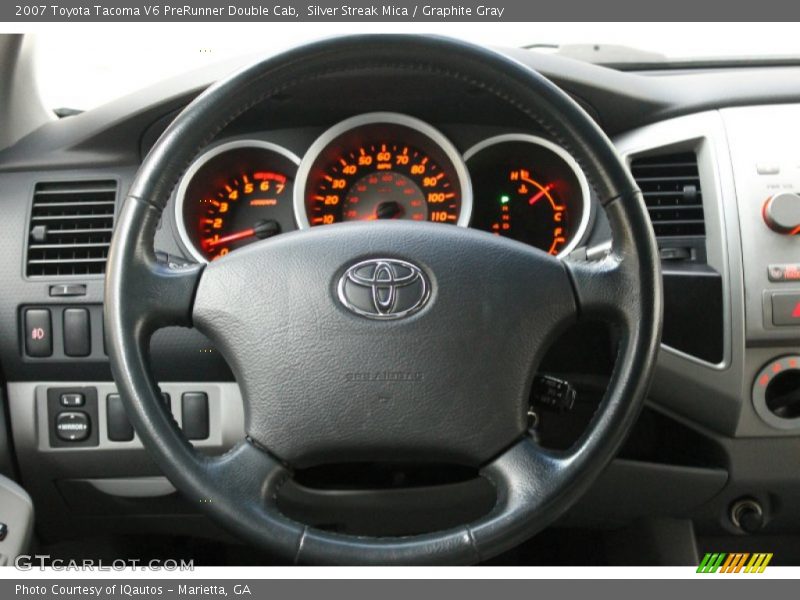 Silver Streak Mica / Graphite Gray 2007 Toyota Tacoma V6 PreRunner Double Cab