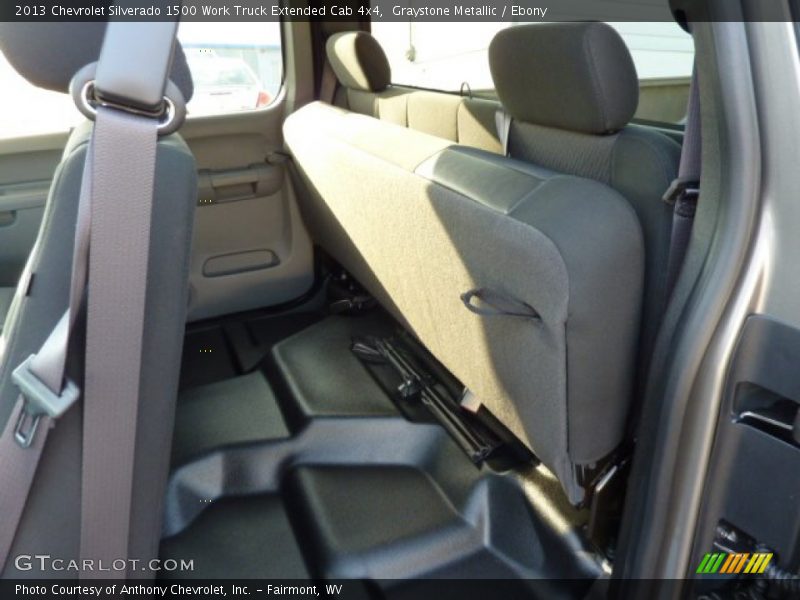 Graystone Metallic / Ebony 2013 Chevrolet Silverado 1500 Work Truck Extended Cab 4x4