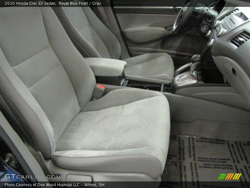 Royal Blue Pearl / Gray 2010 Honda Civic EX Sedan