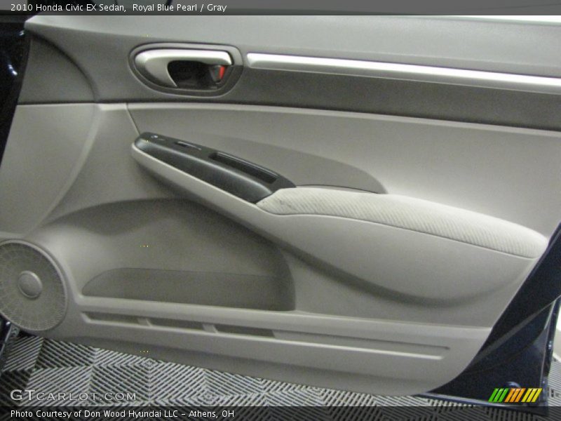 Royal Blue Pearl / Gray 2010 Honda Civic EX Sedan