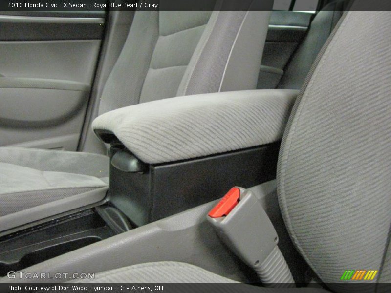 Royal Blue Pearl / Gray 2010 Honda Civic EX Sedan
