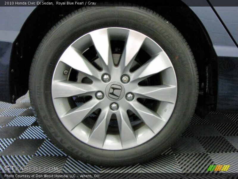 Royal Blue Pearl / Gray 2010 Honda Civic EX Sedan
