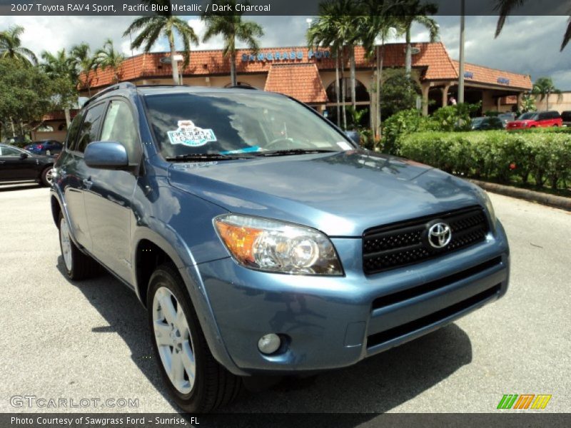 Pacific Blue Metallic / Dark Charcoal 2007 Toyota RAV4 Sport