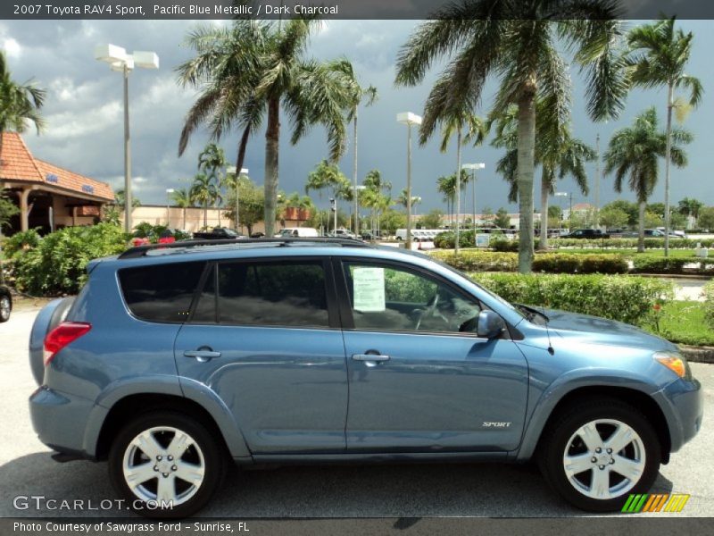 Pacific Blue Metallic / Dark Charcoal 2007 Toyota RAV4 Sport