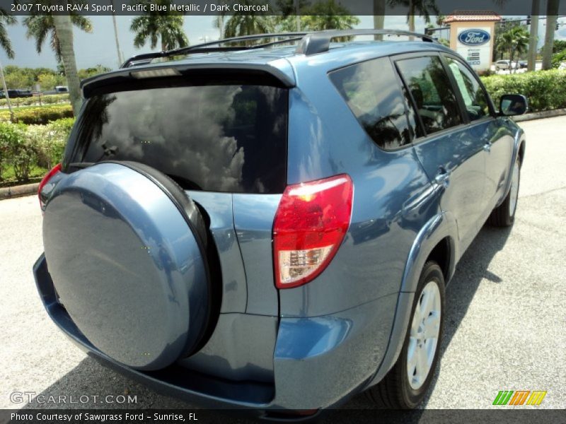 Pacific Blue Metallic / Dark Charcoal 2007 Toyota RAV4 Sport