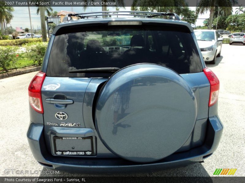 Pacific Blue Metallic / Dark Charcoal 2007 Toyota RAV4 Sport