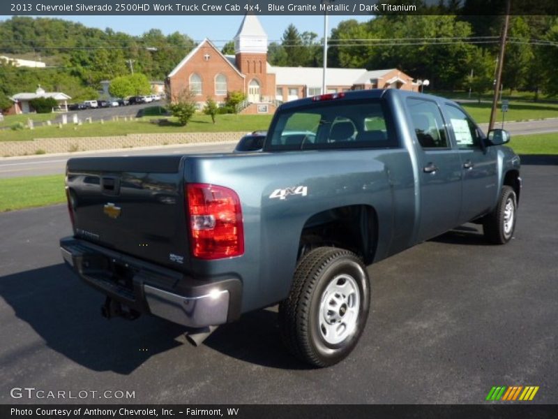 Blue Granite Metallic / Dark Titanium 2013 Chevrolet Silverado 2500HD Work Truck Crew Cab 4x4