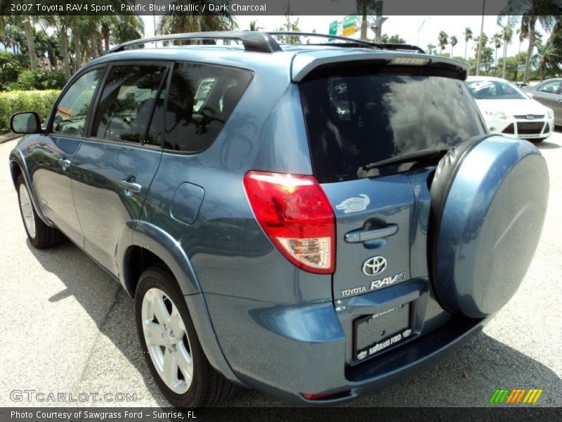 Pacific Blue Metallic / Dark Charcoal 2007 Toyota RAV4 Sport