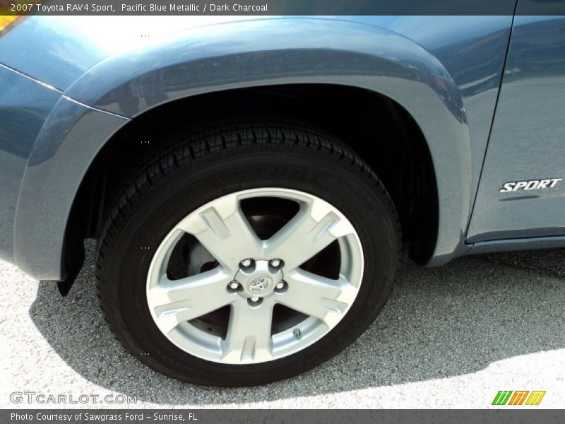 Pacific Blue Metallic / Dark Charcoal 2007 Toyota RAV4 Sport