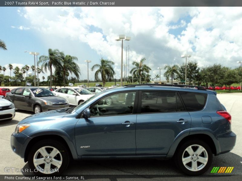 Pacific Blue Metallic / Dark Charcoal 2007 Toyota RAV4 Sport