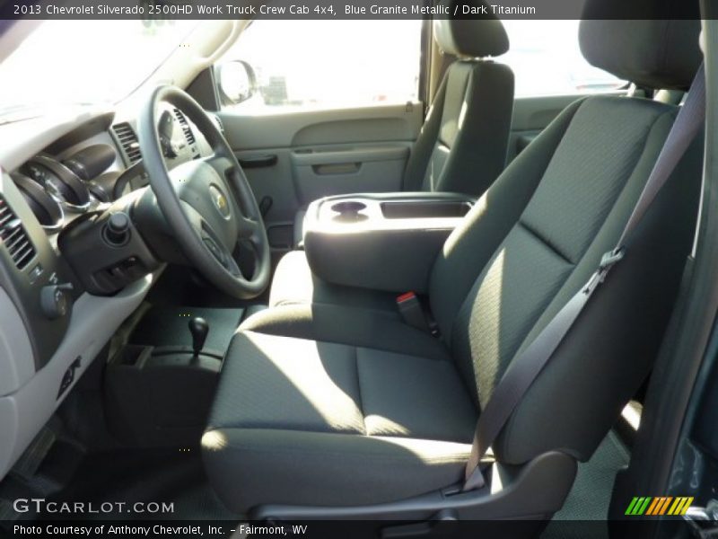 Blue Granite Metallic / Dark Titanium 2013 Chevrolet Silverado 2500HD Work Truck Crew Cab 4x4