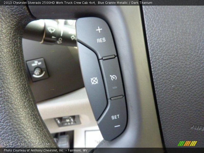 Blue Granite Metallic / Dark Titanium 2013 Chevrolet Silverado 2500HD Work Truck Crew Cab 4x4