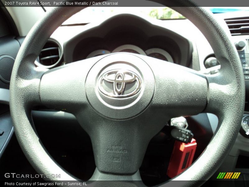 Pacific Blue Metallic / Dark Charcoal 2007 Toyota RAV4 Sport