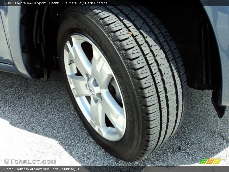 Pacific Blue Metallic / Dark Charcoal 2007 Toyota RAV4 Sport