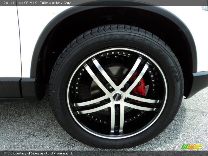 Taffeta White / Gray 2011 Honda CR-V LX