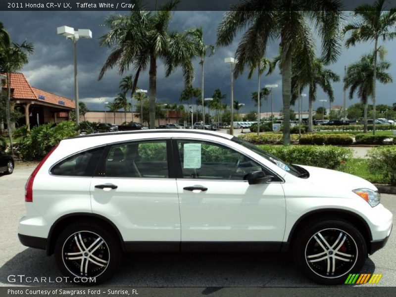 Taffeta White / Gray 2011 Honda CR-V LX