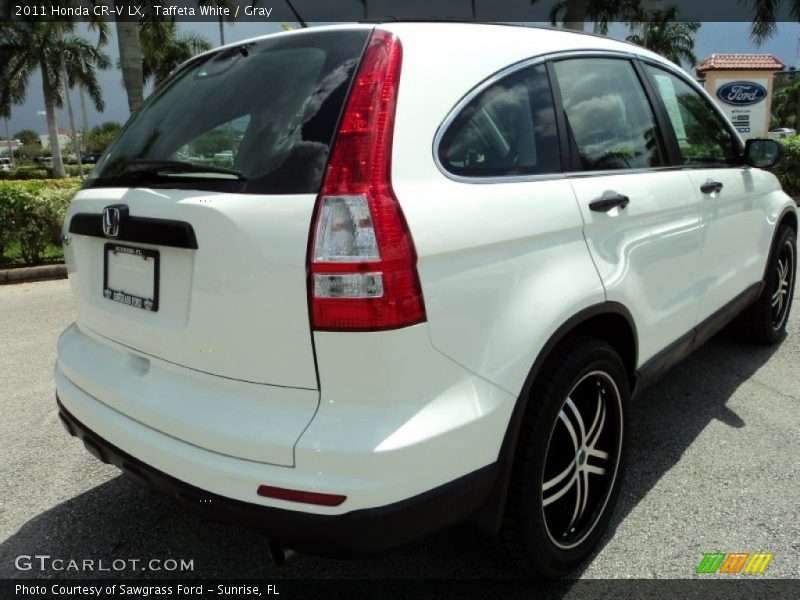 Taffeta White / Gray 2011 Honda CR-V LX