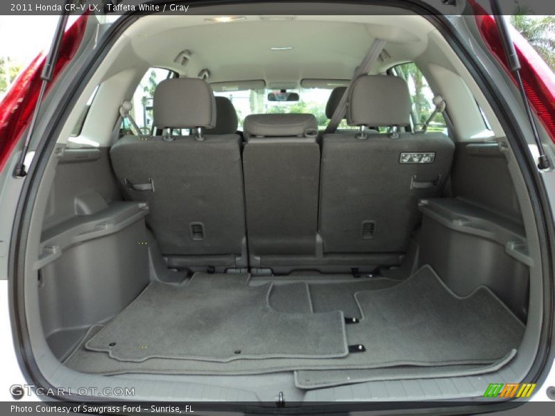 Taffeta White / Gray 2011 Honda CR-V LX